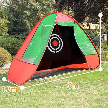 ゴルフネット3x2.1x1.8m 折りたたみ