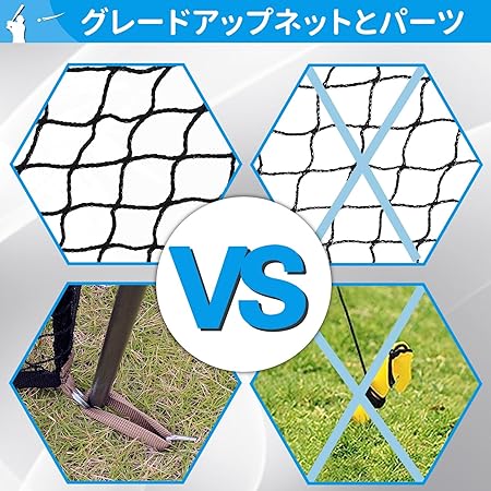 野球バッティングケージ 10x3.5x3m